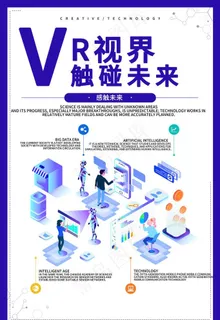 VR科技海报图片