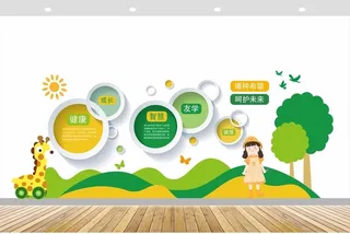 幼儿园文化墙图片