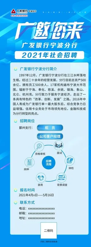 银行招聘易拉宝图片