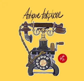 旧电话机图片