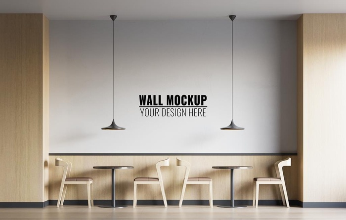 店铺海报样机图片