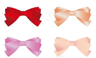 网红蝴蝶结 元素图片