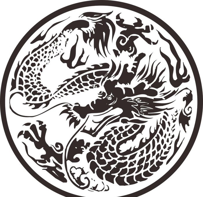 龙图片cdr矢量模版下载