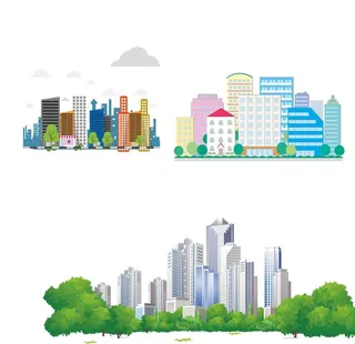 卡通城市图片