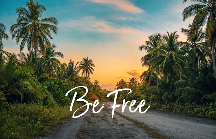 岛屿乡间小路图片