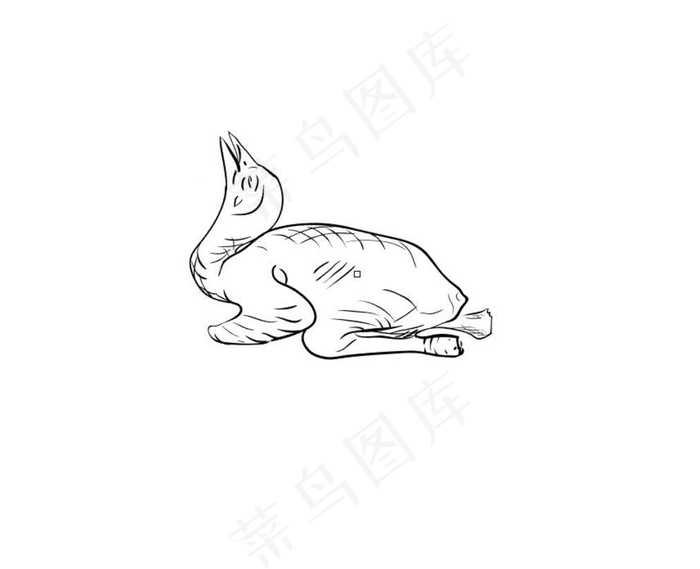 红烧乳鸽图片ai矢量模版下载