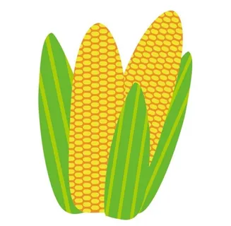 手绘玉米卡通矢量素材图片