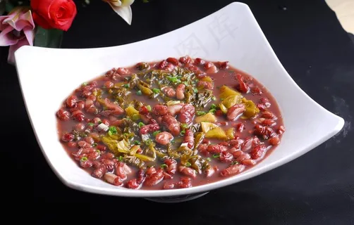 汤酸菜红豆汤图片 汤酸菜红豆汤图片