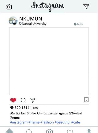 Instagram拍照框图片