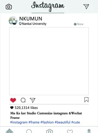 Instagram拍照框图片