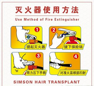 灭火器使用方法图片
