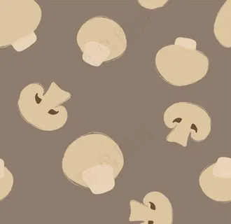 蘑菇矢量图案背景图片