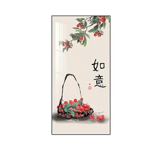 柿柿如意装饰画图片