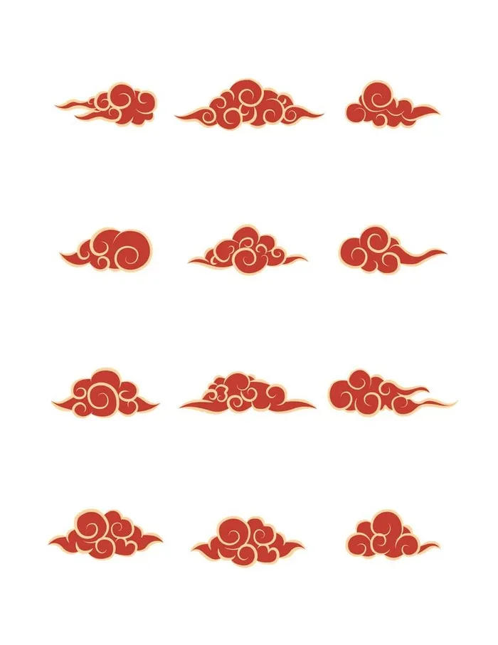 祥云 矢量图片ai矢量模版下载