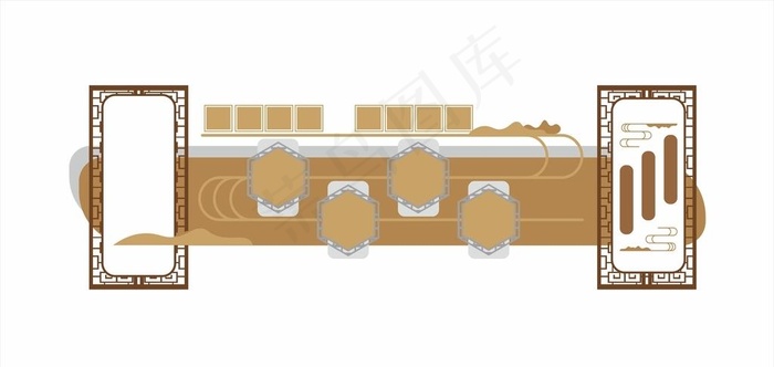 文化墙图片cdr矢量模版下载