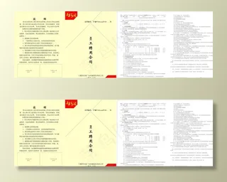 广告传媒公司员工聘用合同图片