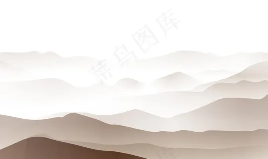渐变远山矢量图图片 渐变远山矢量图图片