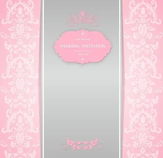 粉色银灰色搭配婚礼图片