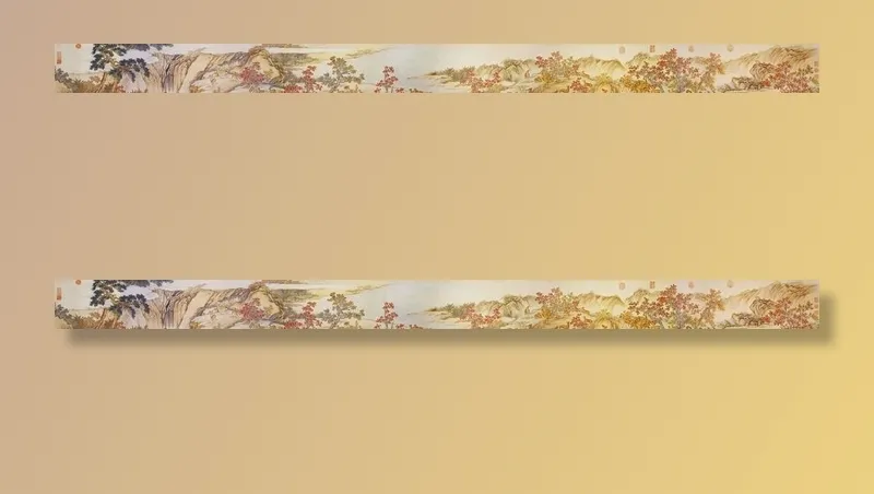 艾启蒙 国画 百鹿图图片