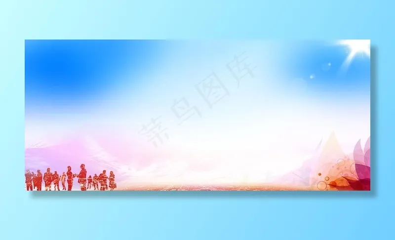 蓝色背景图片