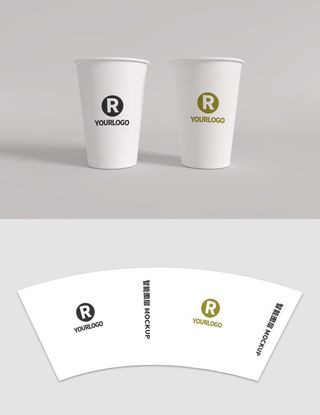 纸杯样机图片
