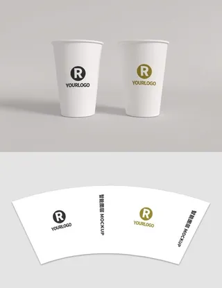 纸杯样机图片