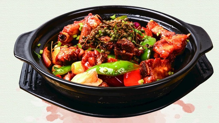 排骨砂锅图片