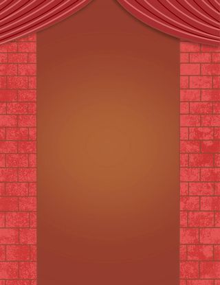城墙红色复古背景图片