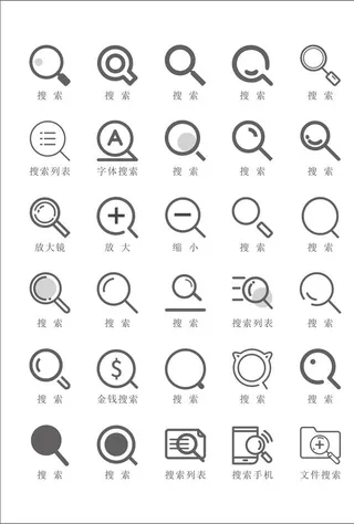 放大镜图标图片