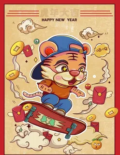 虎年海报图片