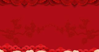 红色展板背景图片