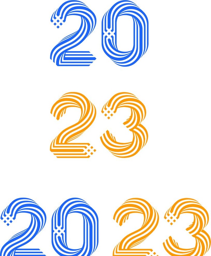 2023年艺术立体字体图片ai矢量模版下载