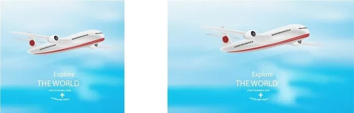 卡通飞机图片