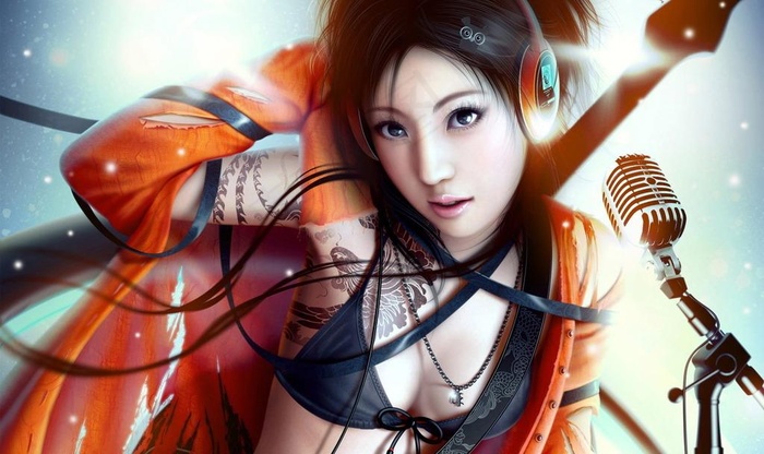 K歌美女图片