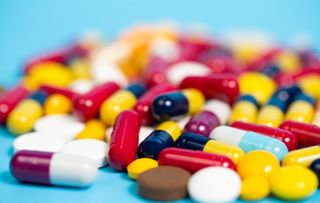 西医药片摄影图图片