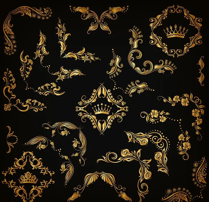 花纹图片eps,ai矢量模版下载