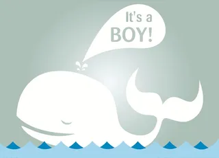 卡通鲸鱼矢量图下载图片