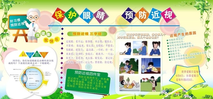 预防近视图片