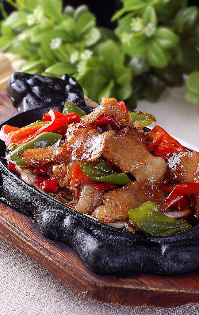 铁板回锅肉图片