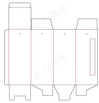 开窗盒刀版图图片
