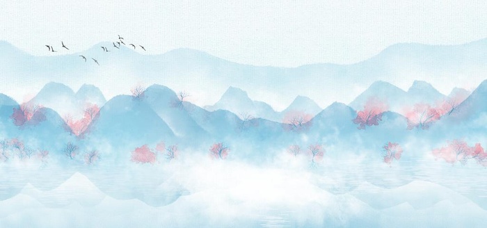 中国风背景图片(2000x1000)psd模版下载