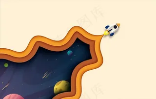 火箭升空图片