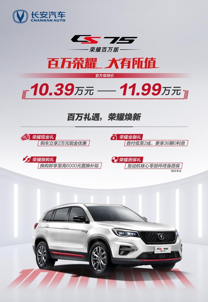 CS75荣耀百万版图片(3150x4724)psd模版下载