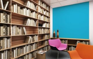 书房海报展示场景样机素材图片