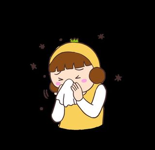 花粉过敏鼻炎打喷嚏图片