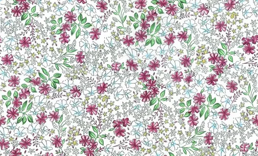 服装 叶子 花朵 白花 循环花图片