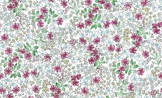 服装 叶子 花朵 白花 循环花图片