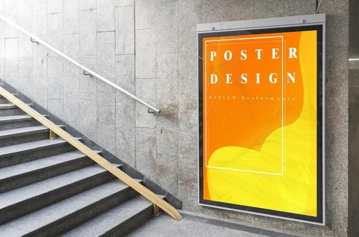 广告牌样机图片(3000x2075)psd模版下载