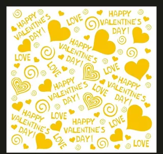 爱心底纹花纹图片