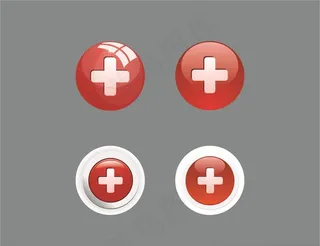 矢量精美十字图标图片